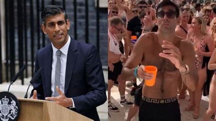 Fact Check: Was Rishi Sunak seen partying shirtless in Ibiza? Viral video debunked