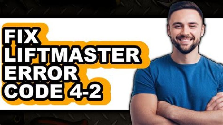 How to Fix Liftmaster Error Code 4-1? - SarkariResult