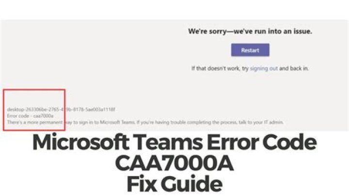 How to Fix Microsoft Teams Error Code Caa2000c? Complete Guide - SarkariResult