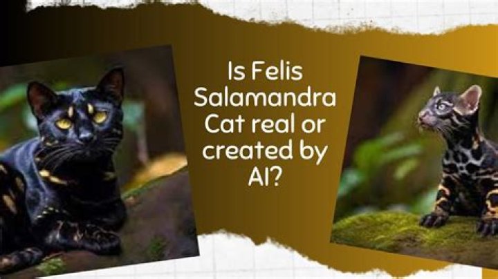 Is the Felis Salamandra cat real? Viral photo debunked