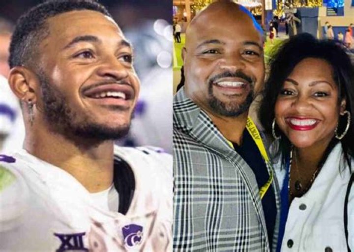 K State Deuce Vaughn Father Christopher and Parents Marquette Vaughn