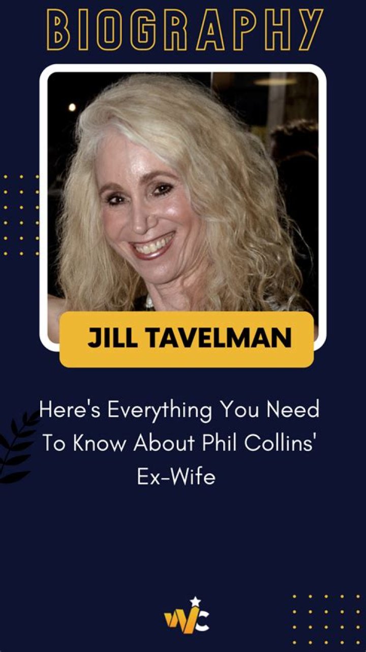Meet Jill Tavelman – All About Phil Collins’ Ex-Wife