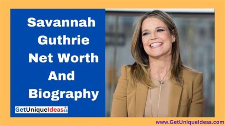 Savannah Guthrie Net Worth: Details About Height, Insta, Salar, Husband - SarkariResult